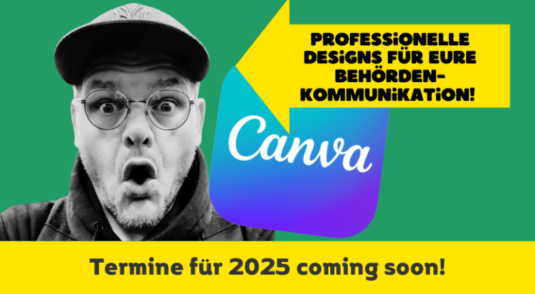 Smartlearning Webinar: Canva Kickstart – Professionelle Designs für Eure Behördenkommunikation